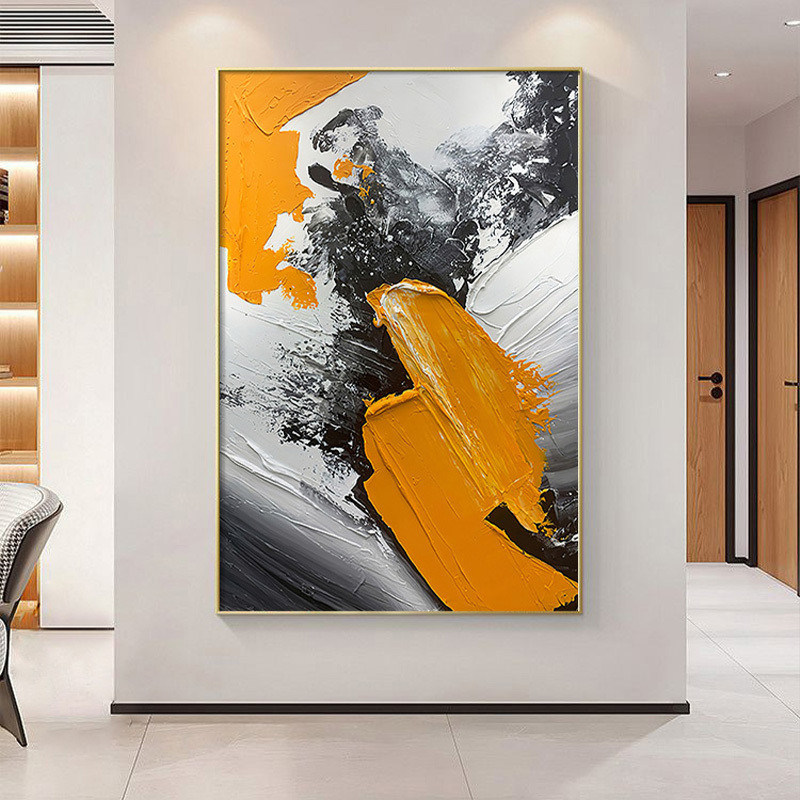 European Van Gogh Art Impressionist Boat Beach Palette Knife Hand Painted Scenery Oil Painting on Canvas