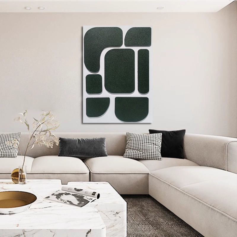 Thick Texture 3d Wall Art Luxury Relief Wall Hanging Painting Geometryczny Relief Painting With Hand Painted Oil Medium