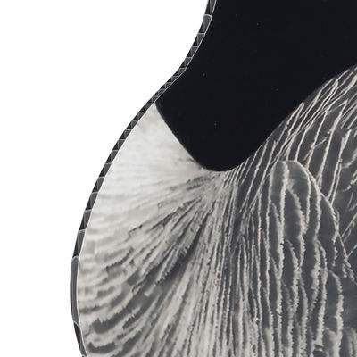 Grey Canada Snow Goose Hunting Decoy With Flocked Head Upright Or Feeder Body Style