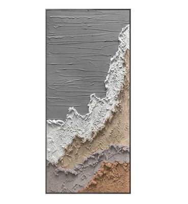 3D Metal Painting Hand Painted Relief Wall Art Craft Resin Painted Oil Painting for Home Decor Arts Print Method 6 Color