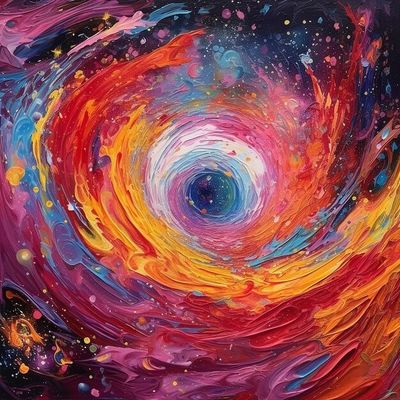 Colourful 3d Relief Landscape Oil Paintings With Thick Texture Art Design Decorative Canvas Abstract Whirlpool Art Wall
