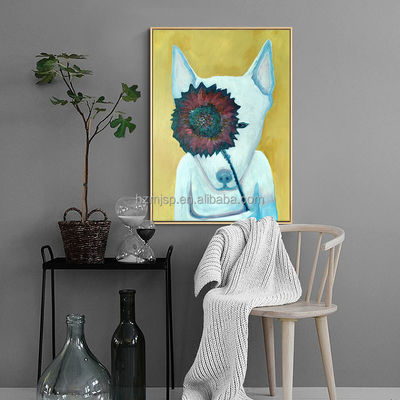 OEM ODM Abstract Animal Oil Painting On Canvas Wall Art Decor Modern Textured